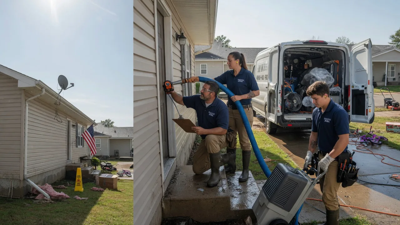 Ceiling Water Damage Restoration in Thibodaux, LA near me